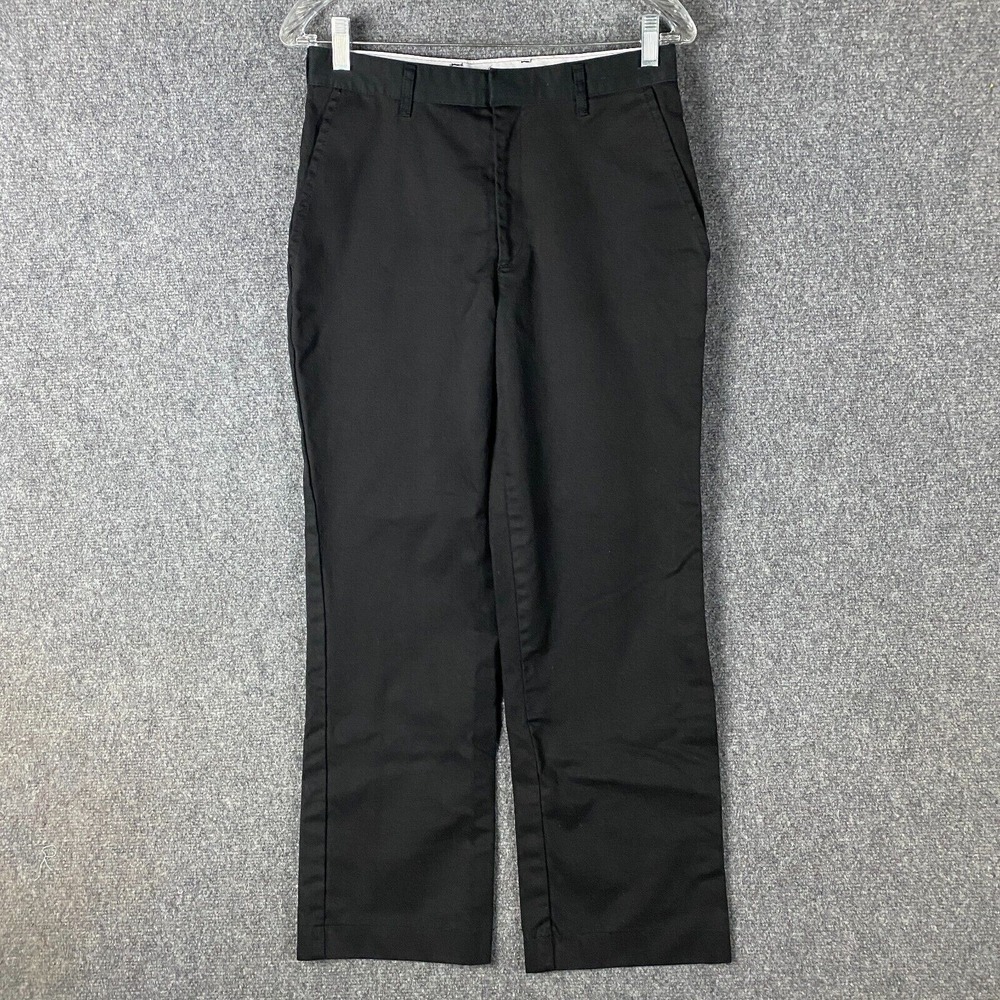 Dennis Uniform Pants Youth P30 Prep Black Regular‎ Fit Polyester Blend